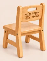 House of Genius Kids Wooden Chair – Rubber Wood